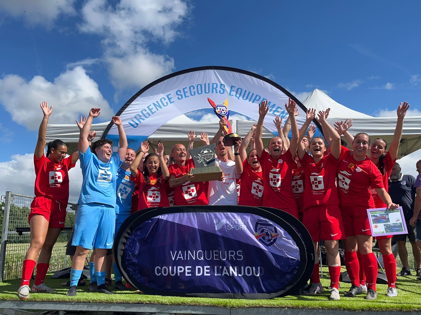 Nos Seniors Féminines remportent la Coupe de l’Anjou !