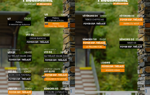 Programme du week-end