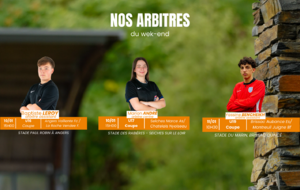 Nos arbitres du week-end
