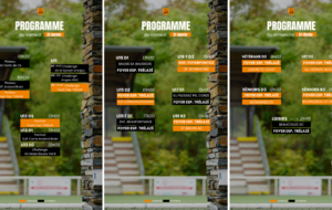 Programme du week-end 31 janv/ 01 Fev