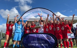 Nos Seniors Féminines remportent la Coupe de l’Anjou !