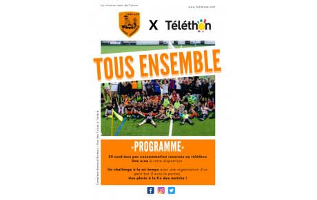 LES ACTIONS POUR LE TÉLÉTHON !