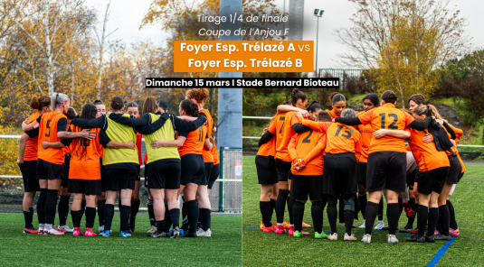 Tirage 1/4 de finale Coupe de l'Anjou Féminines